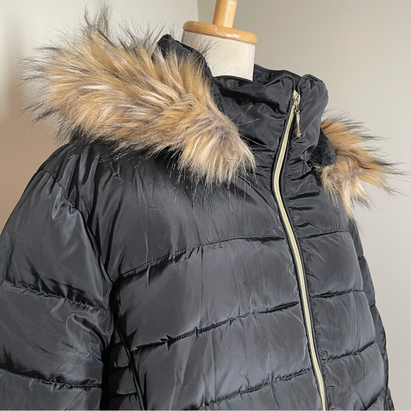 NEW Bodilove Women’s Thickened Black Winter Puffer Jacketket w/Removable Hood-3X - Picture 11 of 15
